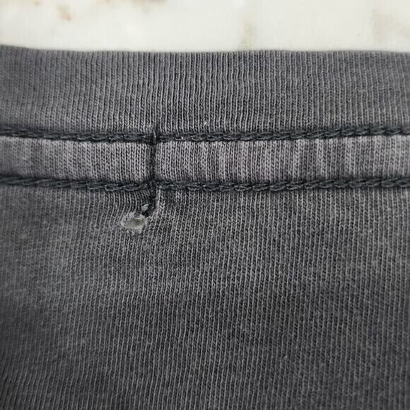 Anthropologie 7 For All Mankind Gray Leopard Graphic Tee Women's Medium - Picture 4 of 7